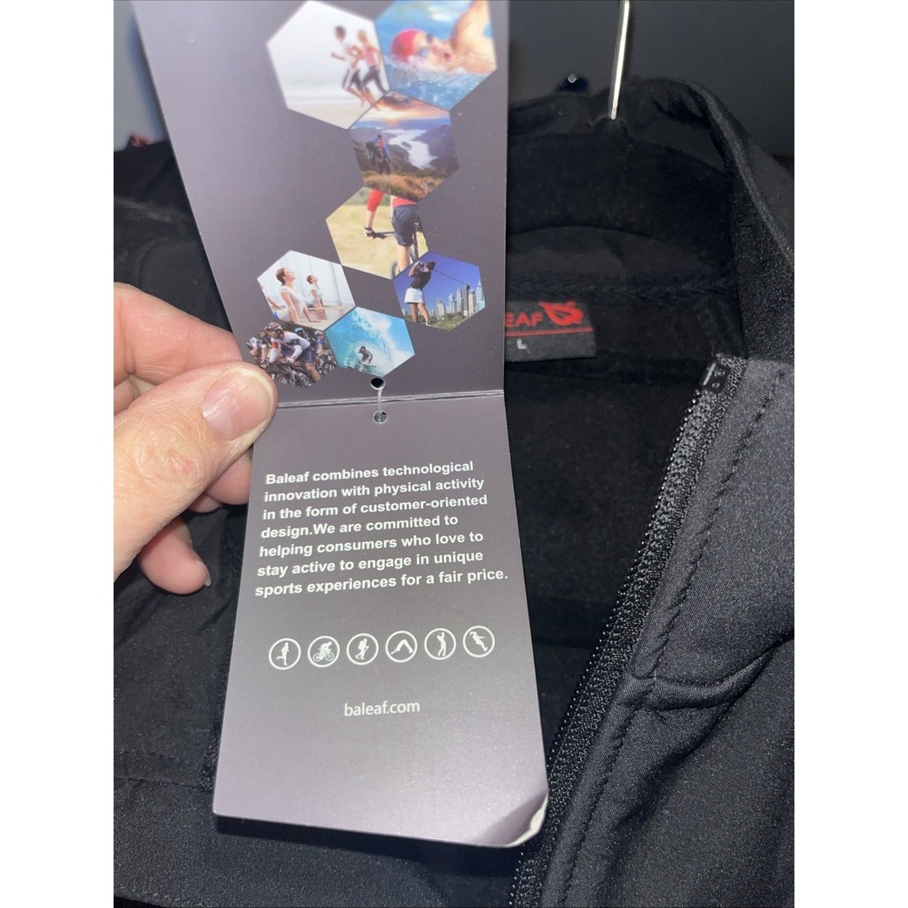 Baleaf Winter Softshell Cycling Jacket Medium Men… - image 3